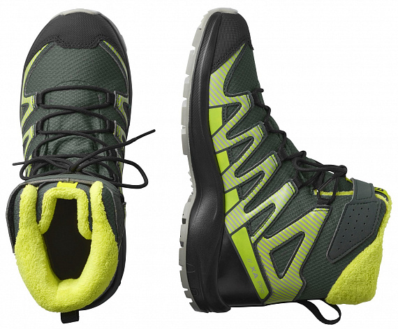 Ботинки детские Salomon XA Pro V8 Winter CSWP Urban Chic/Black/Evening Primrose - Фото 2 большая