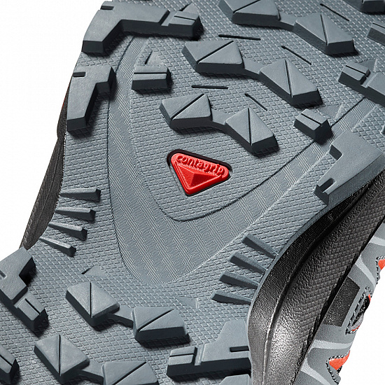 Ботинки детские Salomon XA Pro 3D Mid CSWP Bk/Stormy W - Фото 2 большая
