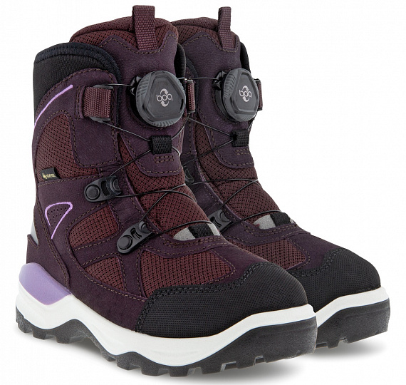 Ботинки детские Ecco Snow Mountain Purple - Фото 4 большая