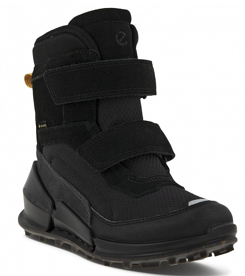 Ботинки детские Ecco Biom K2 Black/Grey - Фото 1 большая