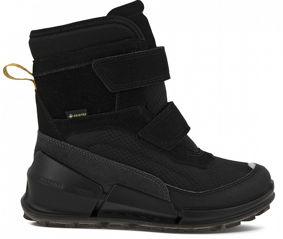Ботинки детские Ecco Biom K2 Black/Grey - Фото 2 большая