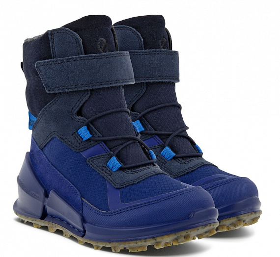 Ботинки детские Ecco Biom K2 Blue - Фото 4 большая