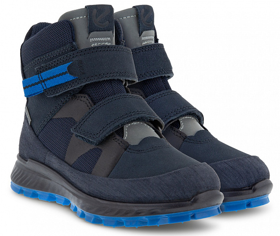 Ботинки детские Ecco Exostrike Blue/Light blue - Фото 4 большая