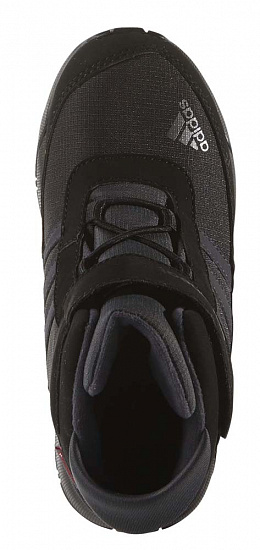 Ботинки детские Adidas CW Adisnow CF CP K Black/Dark Grey/Night Met - Фото 4 большая