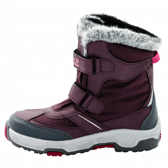 Сапоги детские Jack Wolfskin Girls Snow Flake Texapore Dark Berry - Фото 2 большая