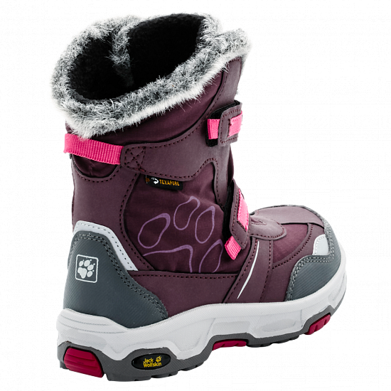 Сапоги детские Jack Wolfskin Girls Snow Flake Texapore Dark Berry - Фото 3 большая