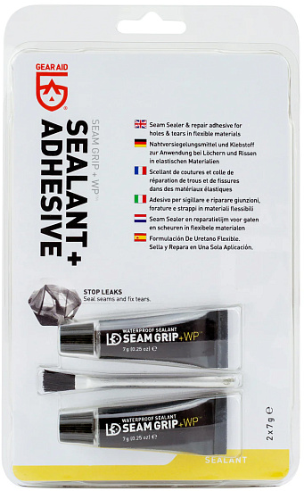 Герметик для швов Gear Aid Seam Grip+ WP Sealant&Adhesive 2x7 г - Фото 5 большая