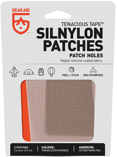 Заплатки Gear Aid Tenacious Tape SilNylon Patches - Фото 6 большая
