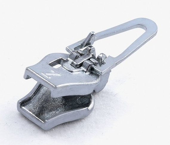 Бегунок для молнии ZlideOn 2022 Metal & Plastic Zipper XS Silver - Фото 2 большая
