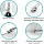 Бегунок для молнии ZlideOn 2022 Metal & Plastic Zipper XS Black - Фото 5 малая