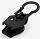 Бегунок для молнии ZlideOn 2022 Metal & Plastic Zipper XXL Black - Фото 3 малая