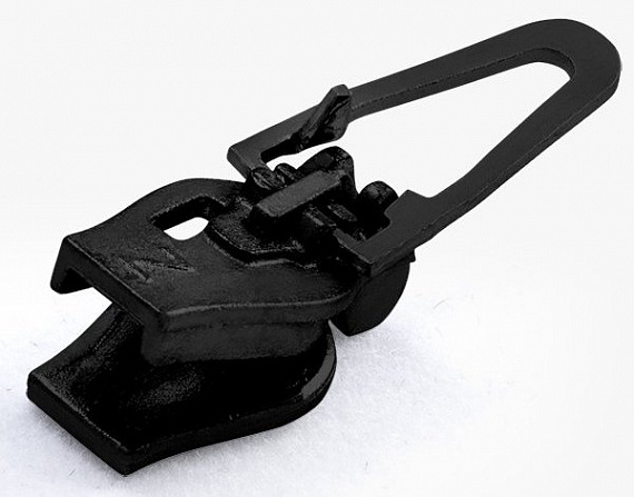 Бегунок для молнии ZlideOn 2022 Narrow Zipper M Black - Фото 2 большая