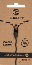 Бегунок для молнии ZlideOn 2022 Metal & Plastic Zipper XXS Black