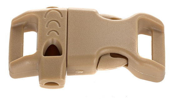 Фастекс Atwood Rope 15 мм со свистком Tan - Фото 1 большая