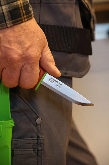 Нож Morakniv Basic 511 Ivy Green/Dala Red - Фото 4 большая
