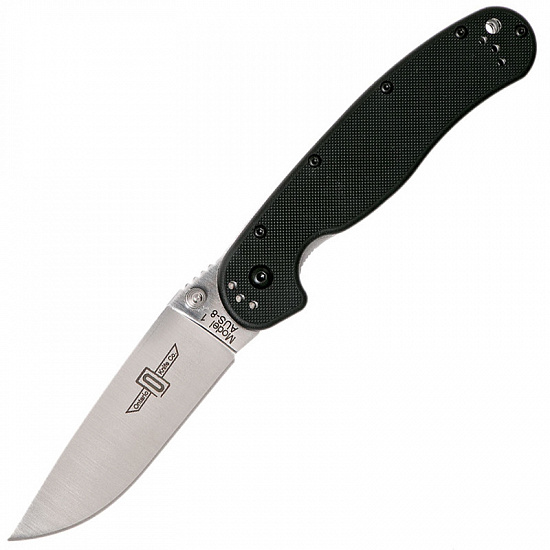 Нож Ontario Rat 1 клинок AUS8 Black - Фото 1 большая