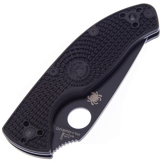 Нож Spyderco Tenacious FRN PS Black - Фото 3 большая