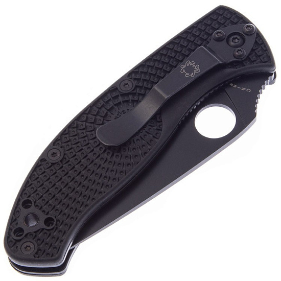Нож Spyderco Tenacious FRN PS Black - Фото 4 большая