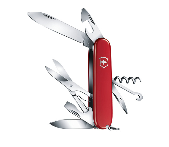 Нож Victorinox Climber 91мм 14 функций Red - Фото 3 большая