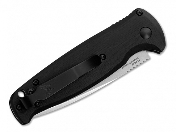 Нож Benchmade Cla Aut Drop-Point 154см G10 Black/Satin - Фото 3 большая