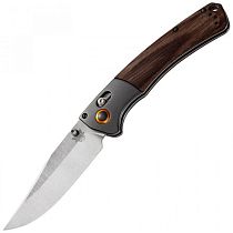 Нож Benchmade Crooked River Dark Brown Wood/Satin