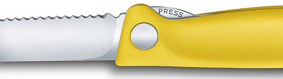 Нож бытовой Victorinox складной / серрейтор Yellow - Фото 2 большая