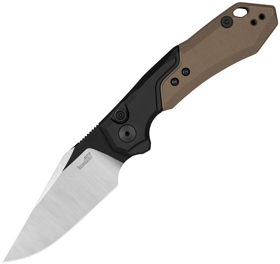Нож Kershaw Launch 19 G10 клинок 154CM Beige/Black - Фото 1 большая