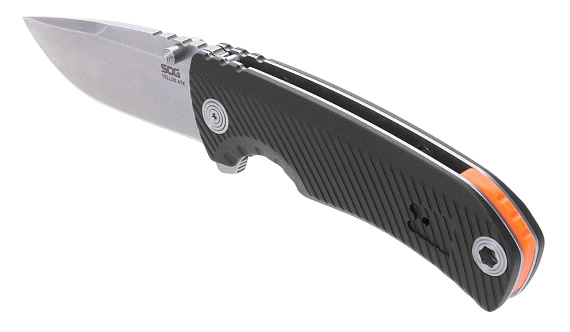 Нож SOG Tellus ATK Black - Фото 6 большая