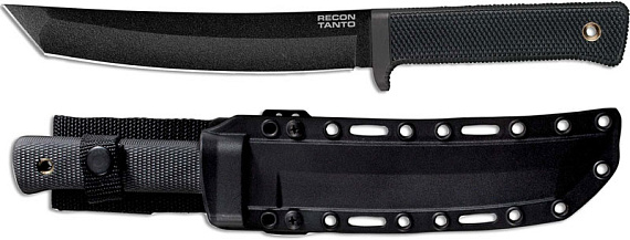 Нож Cold Steel Recon Tanto Черный - Фото 2 большая