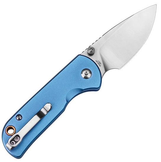 Нож CJRB Mica алюминий/AR-RPM9 Blue - Фото 3 большая