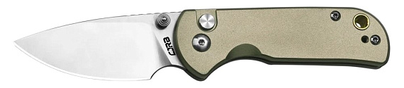 Нож CJRB Mica алюминий/AR-RPM9 Green - Фото 2 большая