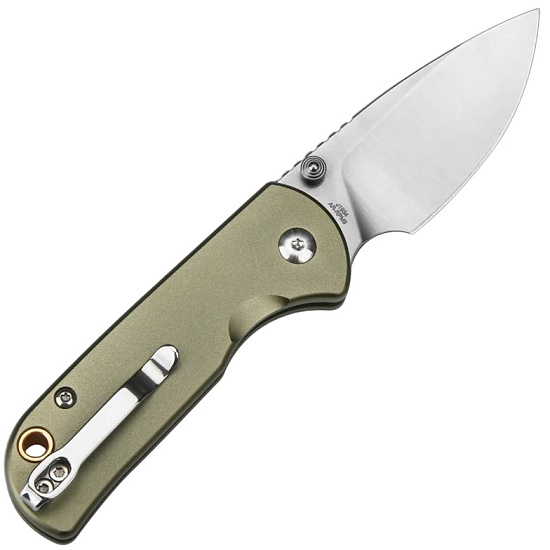 Нож CJRB Mica алюминий/AR-RPM9 Green - Фото 3 большая