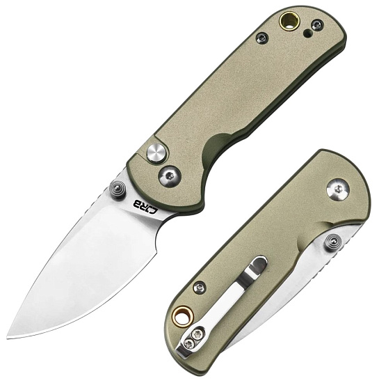 Нож CJRB Mica алюминий/AR-RPM9 Green - Фото 5 большая