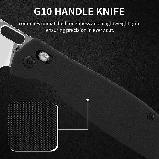 Нож CJRB Prado G10/AR-RPM9 Black - Фото 8 большая