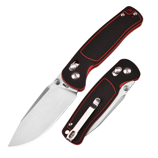 Нож CJRB Shale G10/AR-RPM9 Black/Red - Фото 2 большая