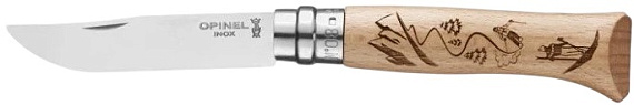 Нож Opinel №8 Alpine adventures - Фото 2 большая