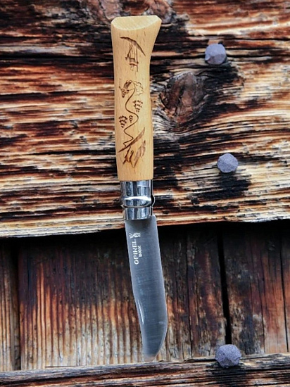 Нож Opinel №8 Alpine adventures - Фото 3 большая