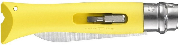 Нож Opinel №09 DIY Жёлтый - Фото 2 большая