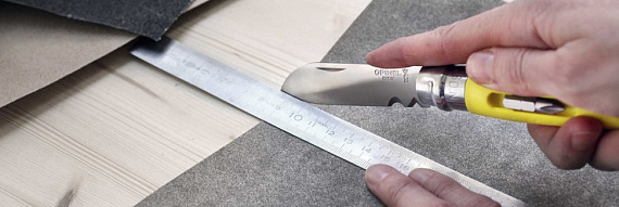 Нож Opinel №09 DIY Жёлтый - Фото 5 большая
