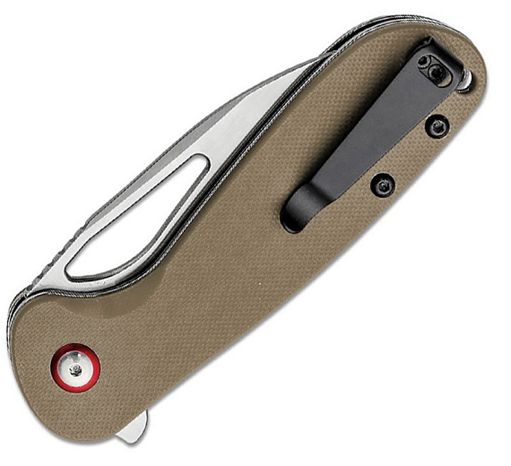 Нож CJRB Lago бежевый - Фото 2 большая