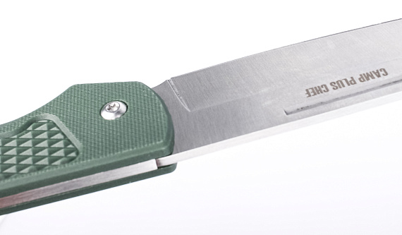 Нож Ontario Camp Plus Chef's Lockback Зелёный - Фото 4 большая
