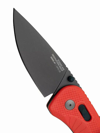 Нож SOG Aegis Mk3 Красный/Чёрный - Фото 4 большая