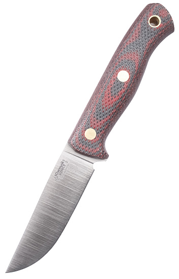 Нож Южный Крест Fang L Микарта VG10 Насечка Красно-чёрный - Фото 1 большая