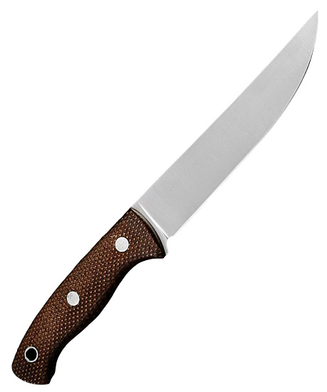 Нож Южный Крест Meat Master Микарта Elmax Насечка Койот - Фото 2 большая
