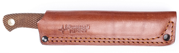Нож Южный Крест Small Микарта VG10 конвекс Насечка Койот - Фото 3 большая