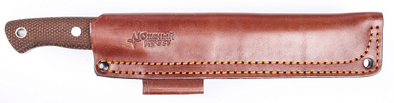 Нож Южный Крест Бушкрафт L Микарта VG10 конвекс Насечка Койот - Фото 3 большая