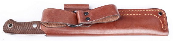 Нож Южный Крест Бушкрафт L Микарта VG10 конвекс Насечка Койот - Фото 4 большая