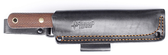 Нож Южный Крест Кефарт mini Микарта VG10 конвекс Насечка Койот - Фото 3 большая