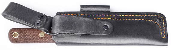 Нож Южный Крест Кефарт mini Микарта VG10 конвекс Насечка Койот - Фото 4 большая