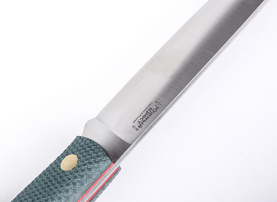 Нож Южный Крест ТКК (2,5) Микарта VG10 Насечка Изумруд - Фото 2 большая